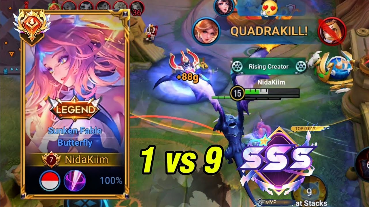 Самый агрессивный геймплей за Бабочку в одиночку — гиперкерри! | Новая мета-сборка и аркана за Ба...