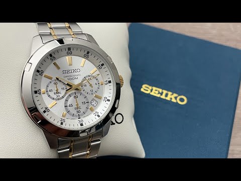 Seiko Chronograph Men’s Watch SKS607P1 (Unboxing)