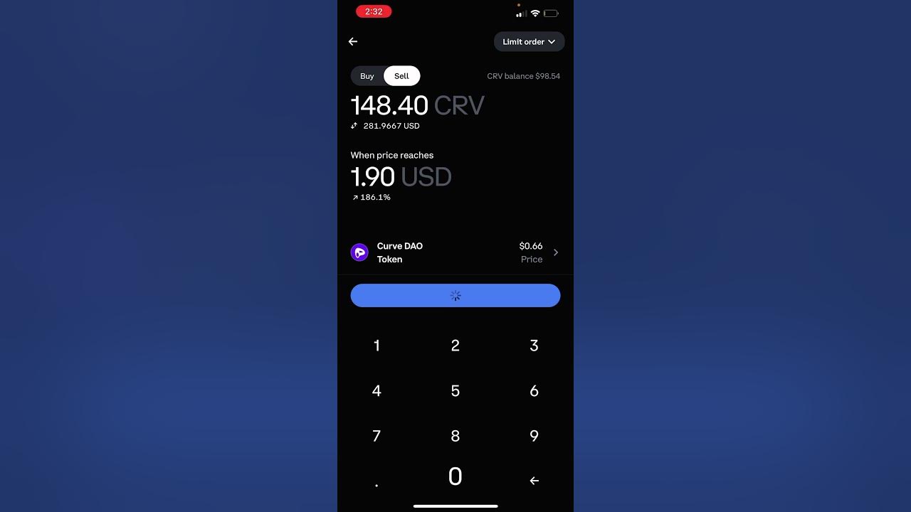 How To Set Sell Limit Orders With Coinbase #crypto #cryptocurrency #