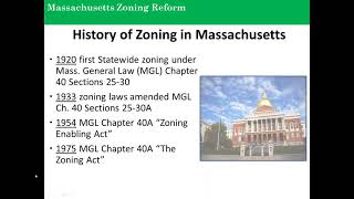 Zoning Reform in Massachusetts | Where Have We Been, Where Are We Going