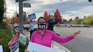 Get Out The Vote! W/Congresswoman Suzan DelBene, and Rep. John Lovick!