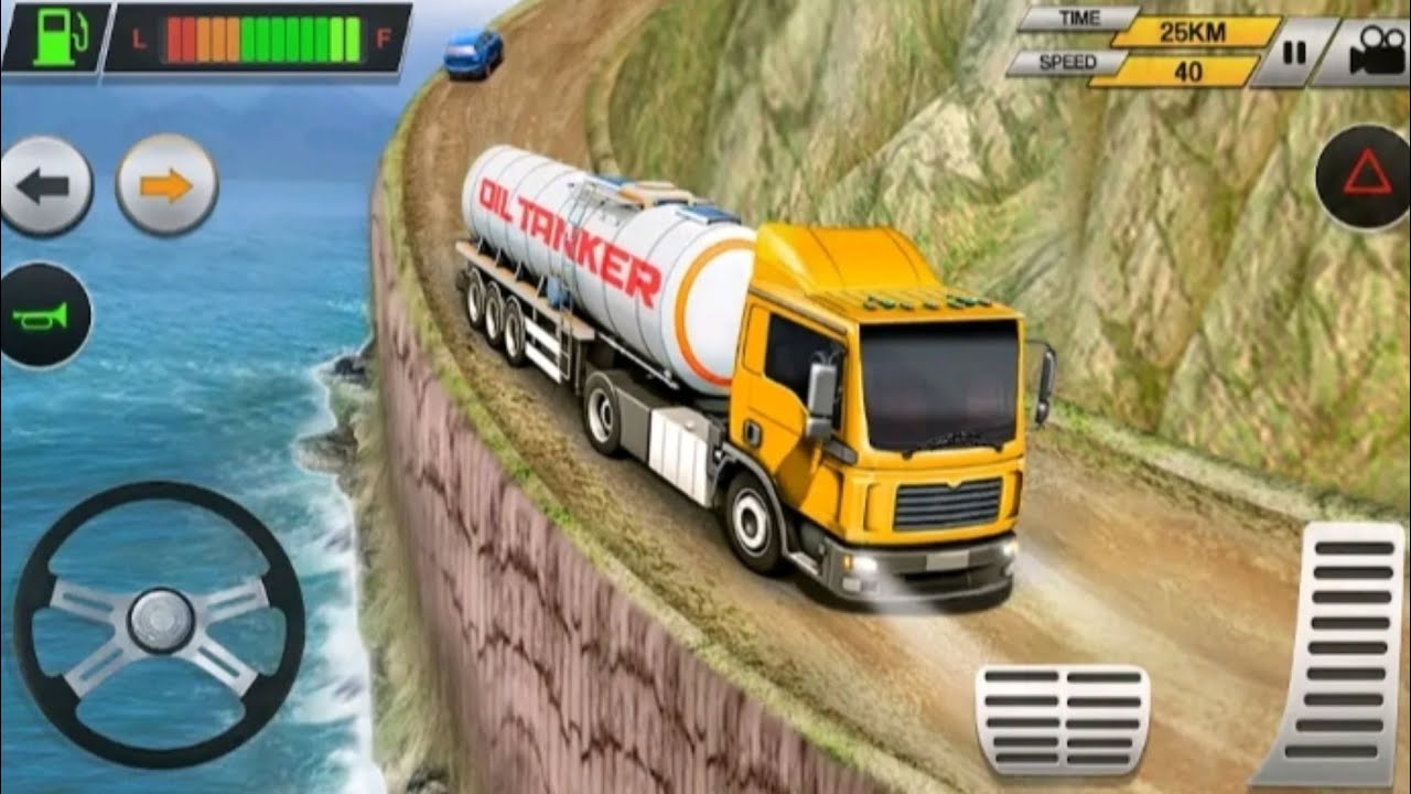 Offroad Oil Tanker Driving Simulator Game Android Gameplay