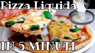 LIQUID PIZZA IN 5 MINUTES_EASY AND FAST_Find out how to make a pizza in record time!'