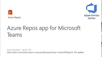#azuredevopssprints 159 - Azure Repos app para Microsoft Teams