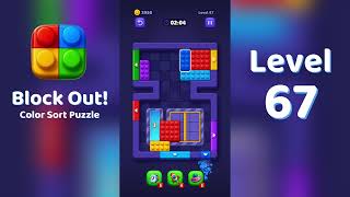 Block Out Level 67 Walkthrough 🧩 | All Levels Solution | Mini Boss