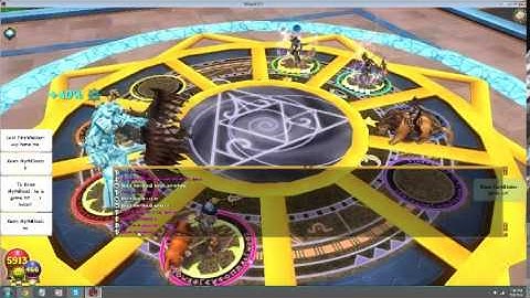 Wizard101: lvl 94 Ice vs. lvl 90 Myth PvP