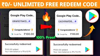 free redeem code for playstore at ₹0/- | How to get free google redeem code
