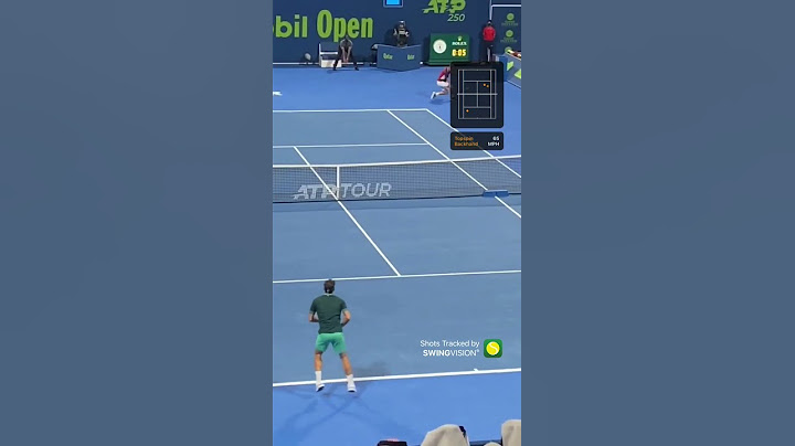 In or out? 🤨 SwingVision’s A.I. call: in! #SwingVision #Shorts