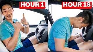 Staying in my Tesla for 24 Hours (Here's what I Did!)