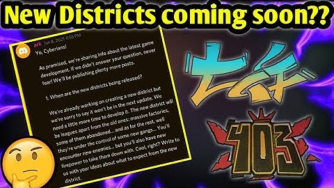 New Update & district theories | Cyberika: Action Adventure Cyberpunk RPG