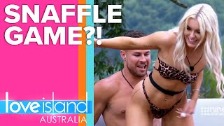 Islanders play a racy game of Snaffle It | Love Island Australia 2021 screenshot 2