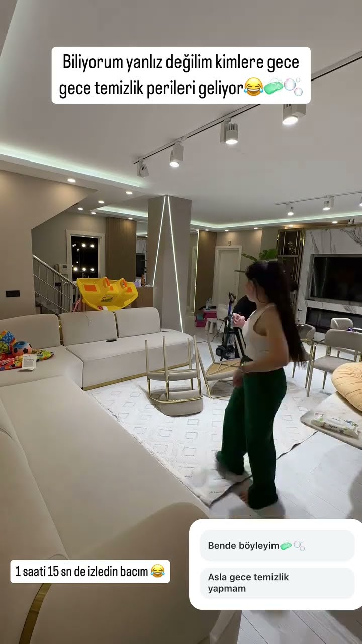 Biliyorum yanlız değilim kimlere gece gece temizlik perileri geliyor kızlar ?