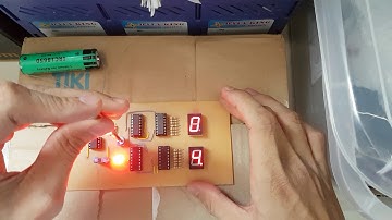 Hướng dẫn làm mạch đếm led 7 đoạn sử dụng IC 74192 & 74247.