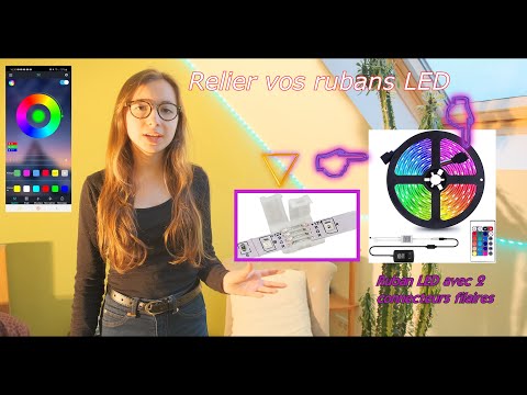 Comment relier des rubans LED Tuto - Raccorder 2 rubans LED -  led light strip meilleur ruban LED