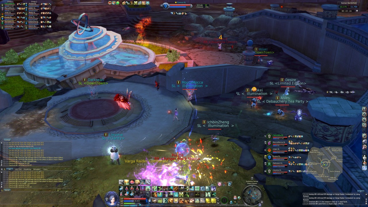 Aion US 5.1 Siel - Kamar Battlefield Gameplay Cleric - #vsBR (Nov 18 ...