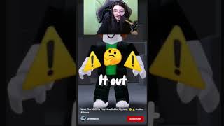 What the HECK is this new ROBLOX update? #shorts #reacts