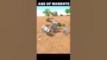 Double mace warbot! - AGE OF WARBOTS #sandbox #mech  #indiegame #battlesimulator