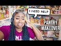 GIVING MY PANTRY A MAKEOVER! *shocking*