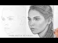 How to draw and shade a portrait using Graphite Pencils