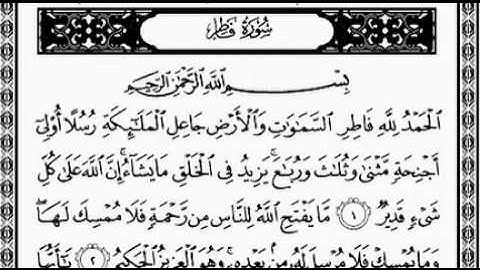 الشيخ فارس عباد - سورة فاطر ( Fatir )