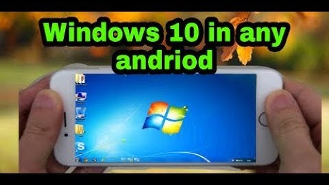 Make your Android to exactly windows 10 ||without root