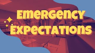 Emergency Expectations SRP protocol for the Art Room 🎨 Mr. Boatfield Emergency Expectations SRP protocol for the Art Room 🎨 Mr. Boatfield