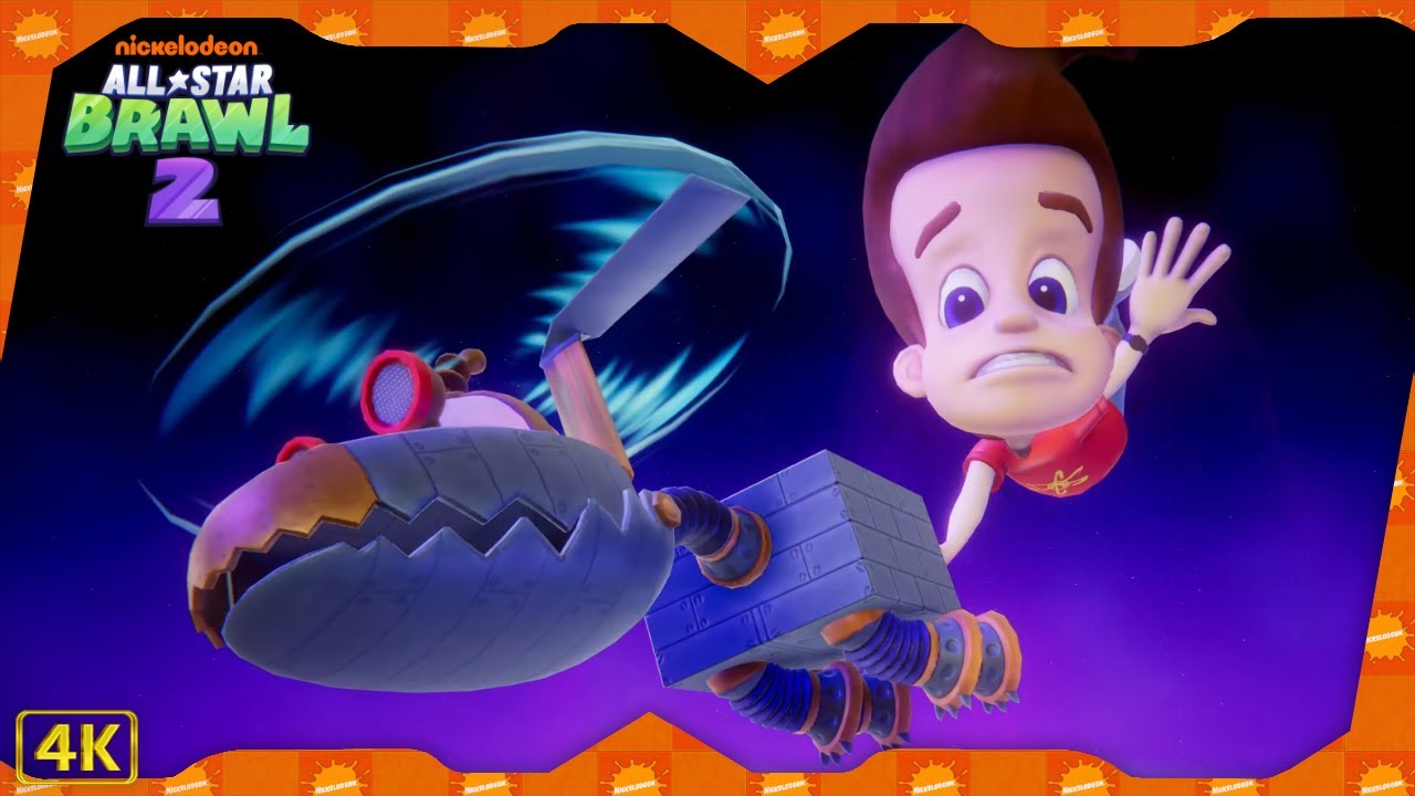 Nickelodeon All-Star Brawl 2 ⁴ᴷ Arcade Mode (Jimmy Neutron gameplay)