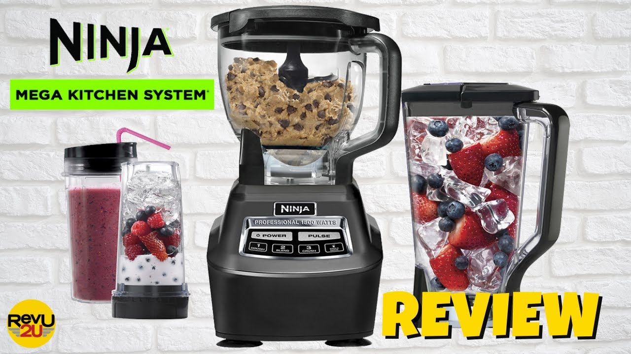 Ninja 1500 Watt Mega Kitchen System Blender/Food Processor (See Video Demo)