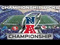 AFC/NFC Championship Picks 2024