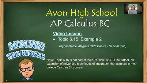 Avon High School - AP Calculus BC - Topic 6.15 - Example 2