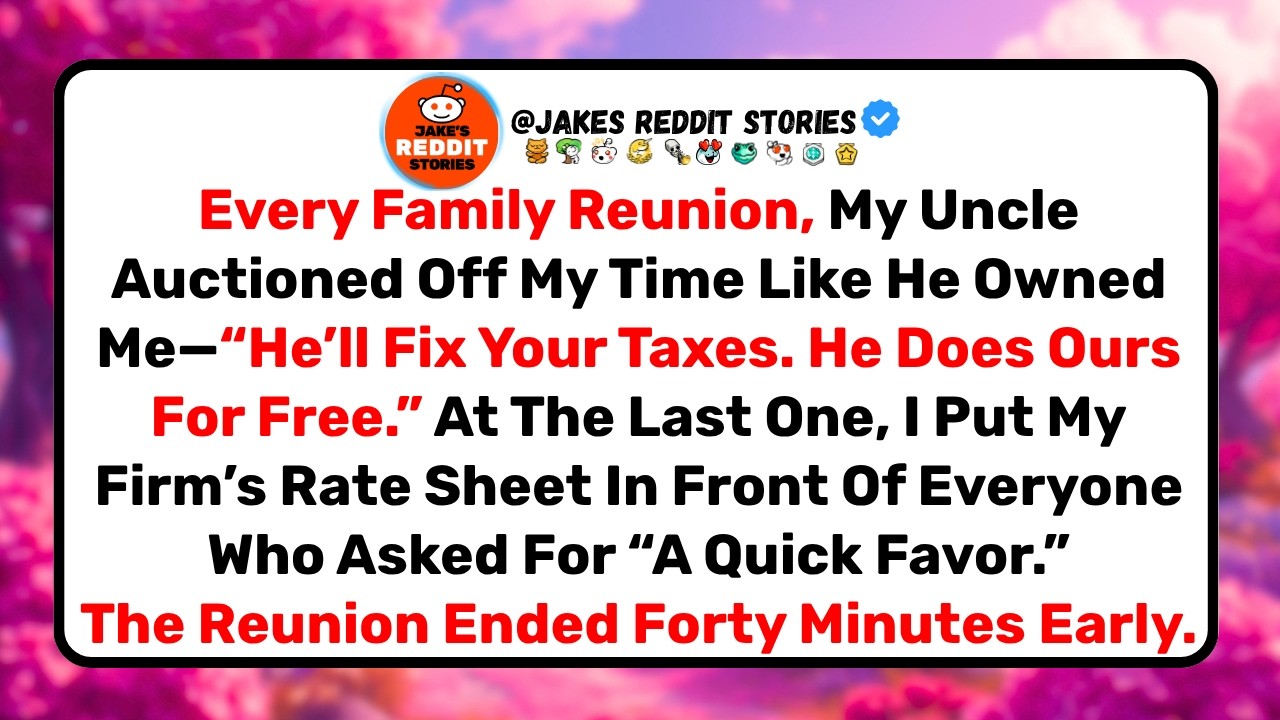 I handed him a business card at my own cousin’s wedding and said, “Call my office Monday.” He laughed, thinking it was a joke. “What, you’re charging family now?” “You paid $500 for my time last...
