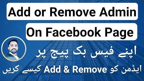 How To Add Admin in Facebook Page | How To Remove Admin In Facebook Page with Android Urdu / Hindi