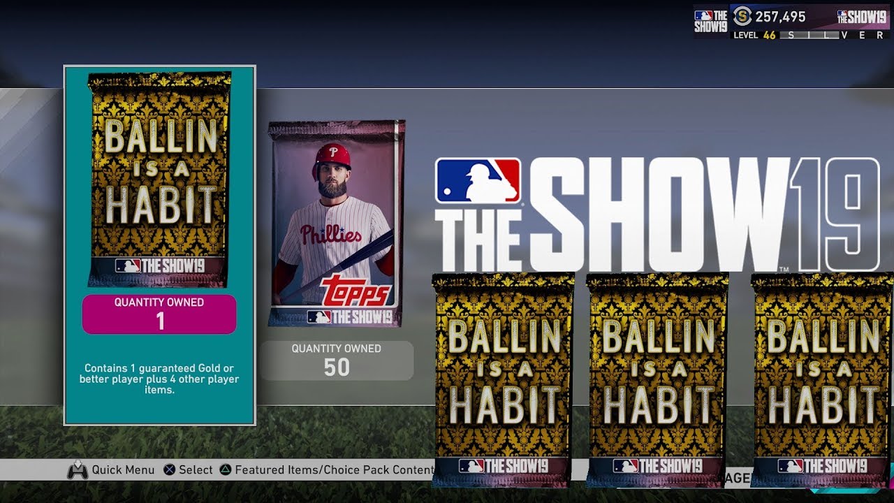 75,000 STUB PACK OPENING!!! 50 PACK BUNDLE!!! MLB The Show 19!!!