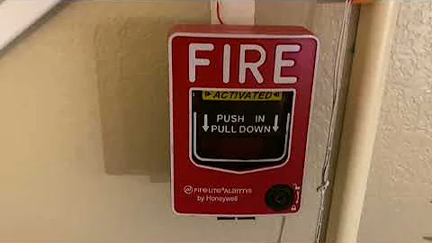 Fire-Lite By Honeywell BG-12 Fire Alarm Pull Station Test