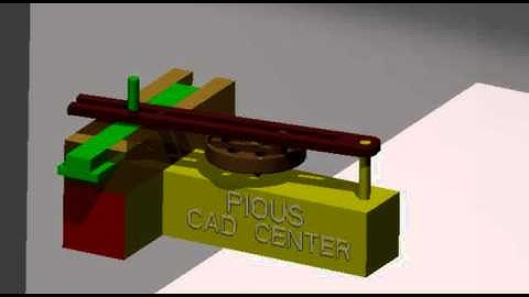 Cam and slider Mechanishm in Pro-E ( Creo 2.0 )