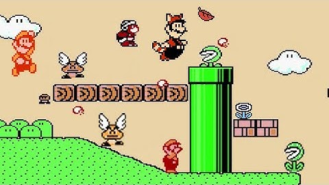 Luigi In MarioX168 Hacks 1 World 1 - Power Up - SMB3 Hack - New Mario Maker - Super Mario Bros. 3