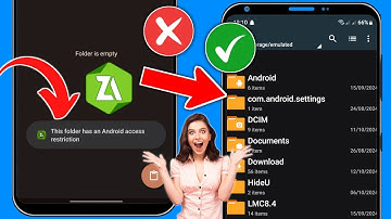 Hạn chế truy cập thư mục Obb/data - thư mục này có hạn chế truy cập Android Zarchiver (2024)