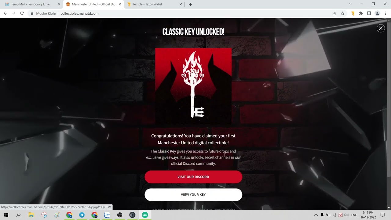 Cheat nhanh 300acc kèo Claim NFT  Manchester United - Airdrop Tool