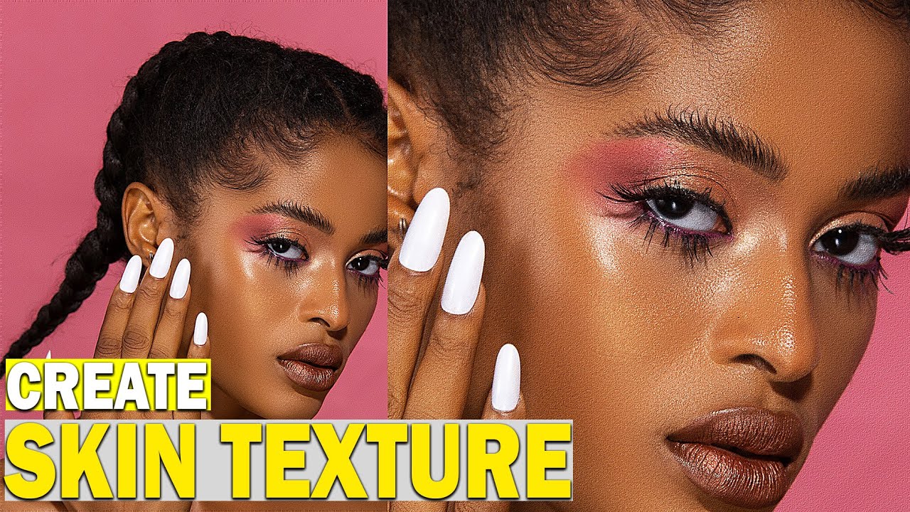 How To CREATE REALISTIC SKIN TEXTURE In PHOTOSHOP