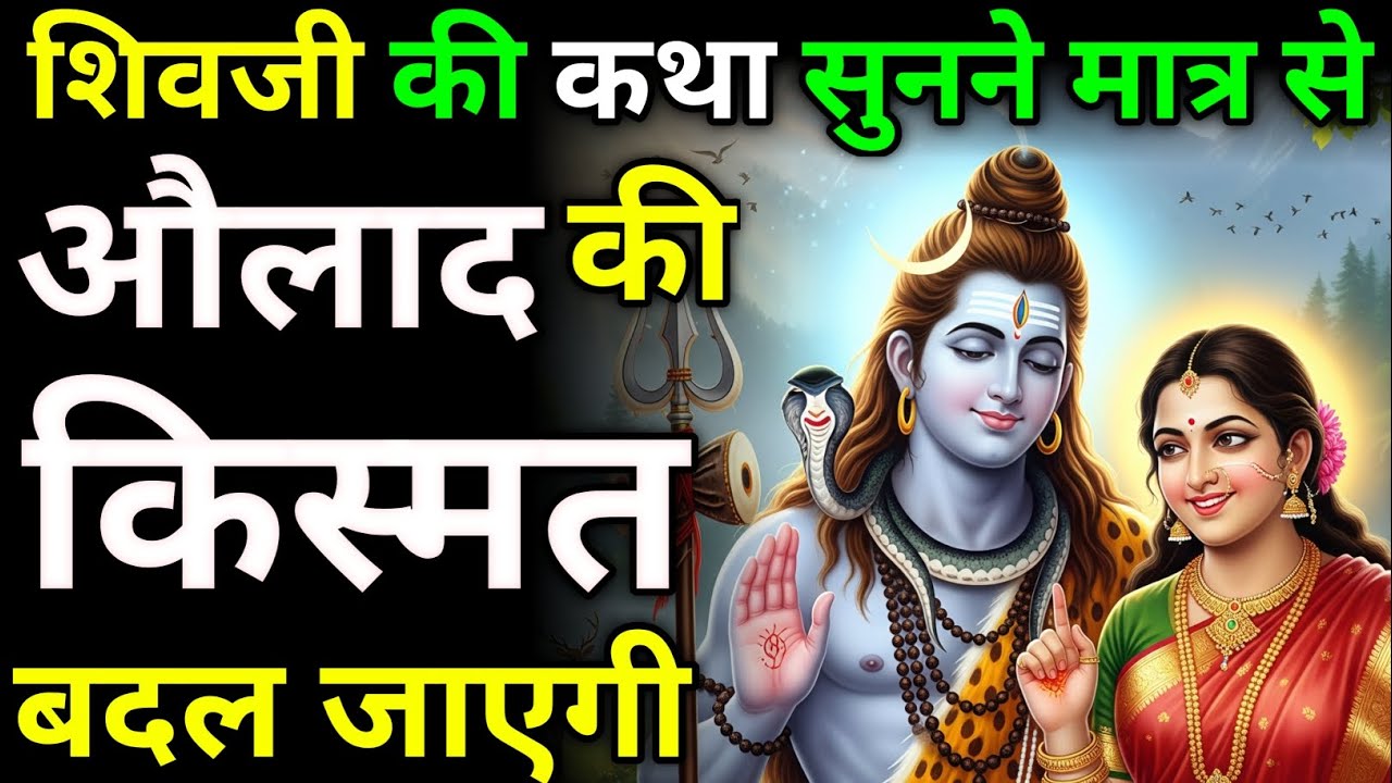 शिव जी की कथा सुनने मात्र से किस्मत बदल जाएगी | सोमवार की कथा | #katha #shivkatha  