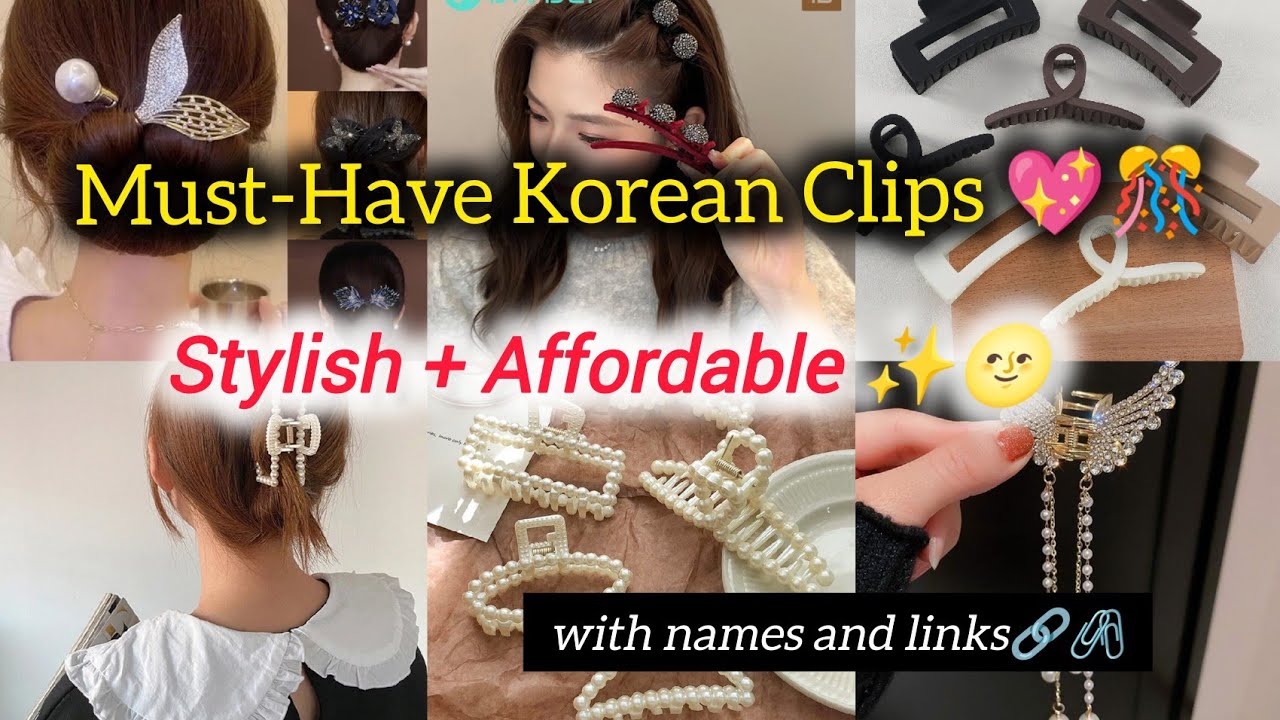 Must-Have Hair Clips for Every Look Cute Korean Hair Clips You’ll Love!