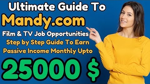 Mastering Mandy.com: Your Ultimate Guide to Film & TV Job Opportunities #freelancingjobs #platform