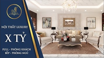 Thiết kế nội thất nhà phố tân cổ điển LUXURY đẹp đẳng cấp (CĐT: ông Tùng - Hà Nội) NT12055