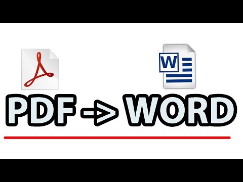 Como converter PDF em Word sem programas