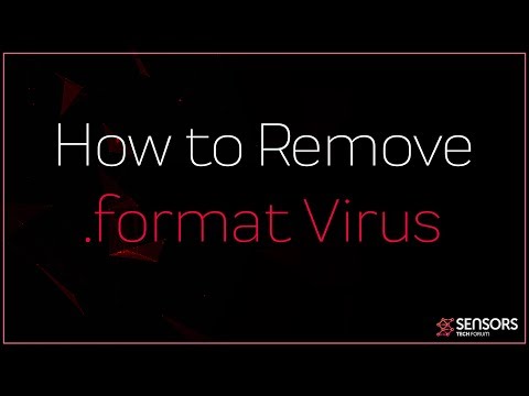 Format Virus (.format File) - Remove + Restore Data