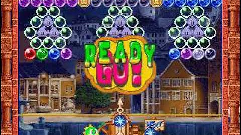 Puzzle Bobble 2X (Saturn) - Puzzle Normal - Zone B-E-I - 8,606,700 pts.