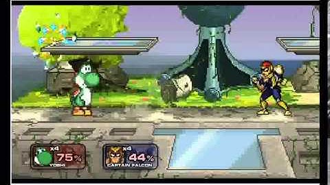 SSF2 v0.9b Yoshi Pseudo Wavedash
