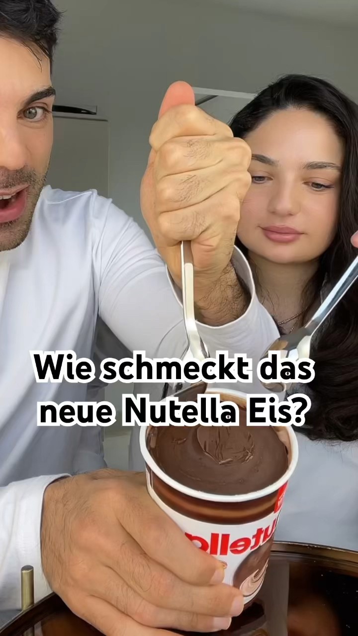 Anzeige | ich durfte das neue Nutella Eis probieren. Wie schmeckts?! 😍 ...