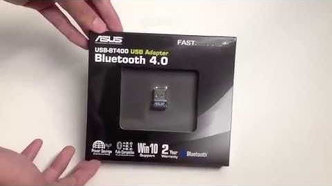 ASUS USB BT-400 USB Adapter Bluetooth 4.0 Unboxing