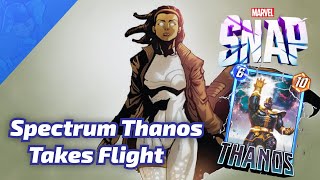 Spectrum Thanos takes Flight - Marvel SNAP Gameplay & Deck Highlight